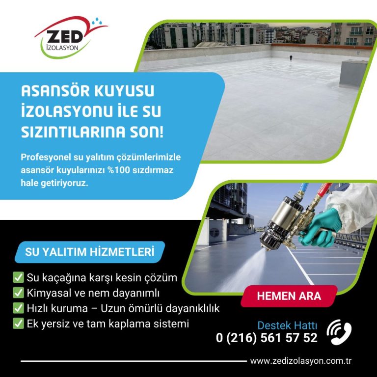Zed Asansor Kuyusu Izolasyonu  768x768