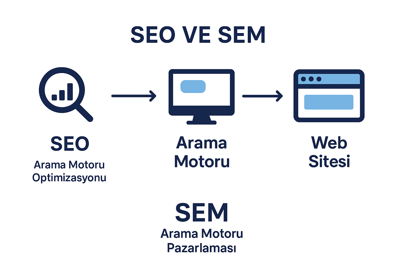 Arama Motoru Pazarlaması Neden Önemlidir, SEO ve SEM’in Temel Önemi, SEO’ya Yönelik Yanlış Algılar