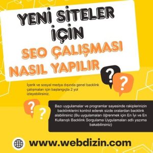Yeni Siteler İçin SEO Çalışması (2025 Güncel Rehber)