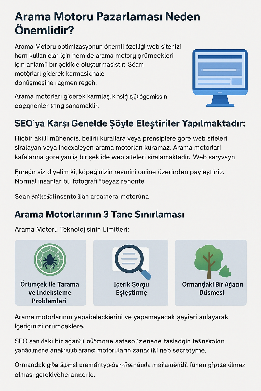 Arama Motoru Pazarlaması Neden Önemlidir, SEO ve SEM’in Temel Önemi, SEO’ya Yönelik Yanlış Algılar