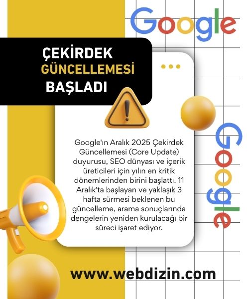Aralık 2025 Google Çekirdek Güncellemesi