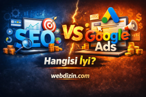 SEO (Arama Motoru Optimizasyonu) ve Google Ads, Hangisi İyi, SEO (Arama Motoru Optimizasyonu) ve Google Ads, SEO Vs. Ads, SEO mu Google Ads mi? 2026'da Hangisi Daha Karlı ve Daha Etkili? ,