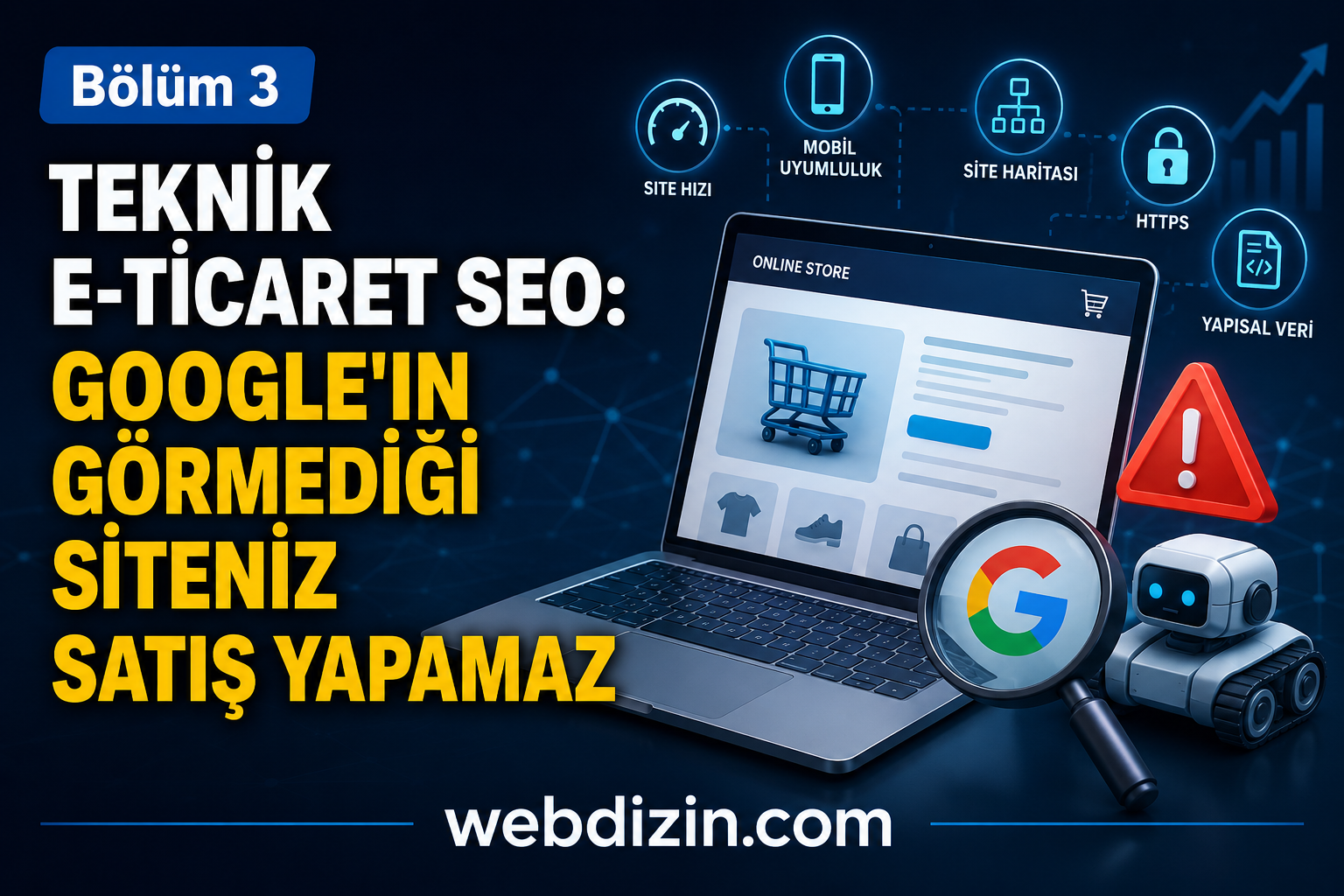 Bölüm 3 – Teknik E-Ticaret SEO: Google'ın Görmediği Siteniz Satış Yapamaz